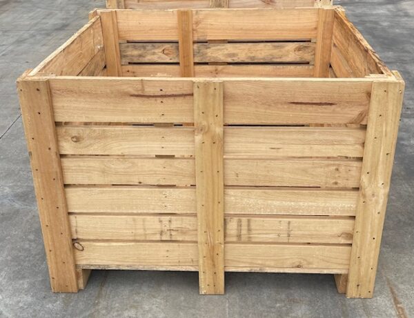 Open Slatted Timber Crate 2